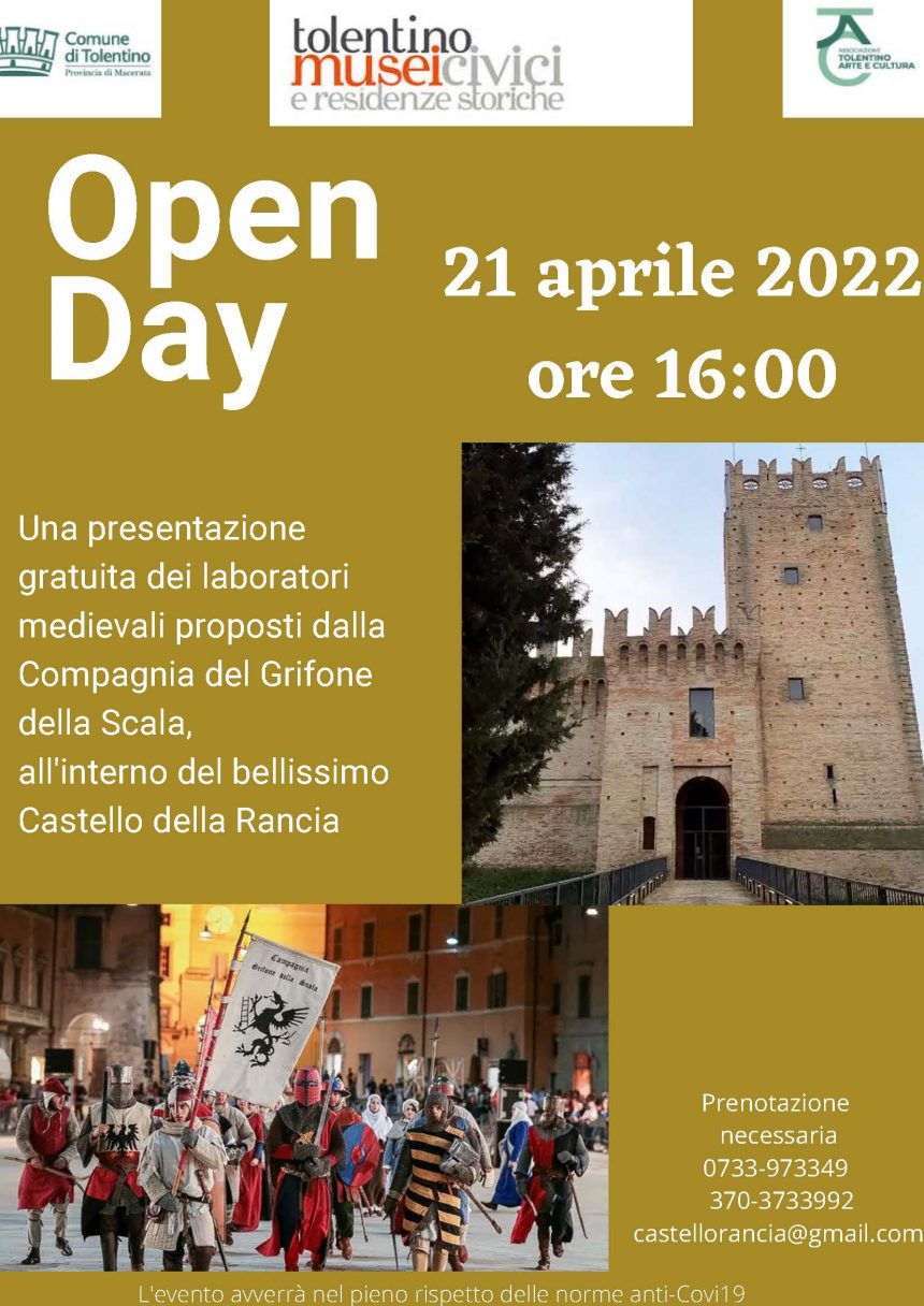 Open Day 21 Aprile 2022