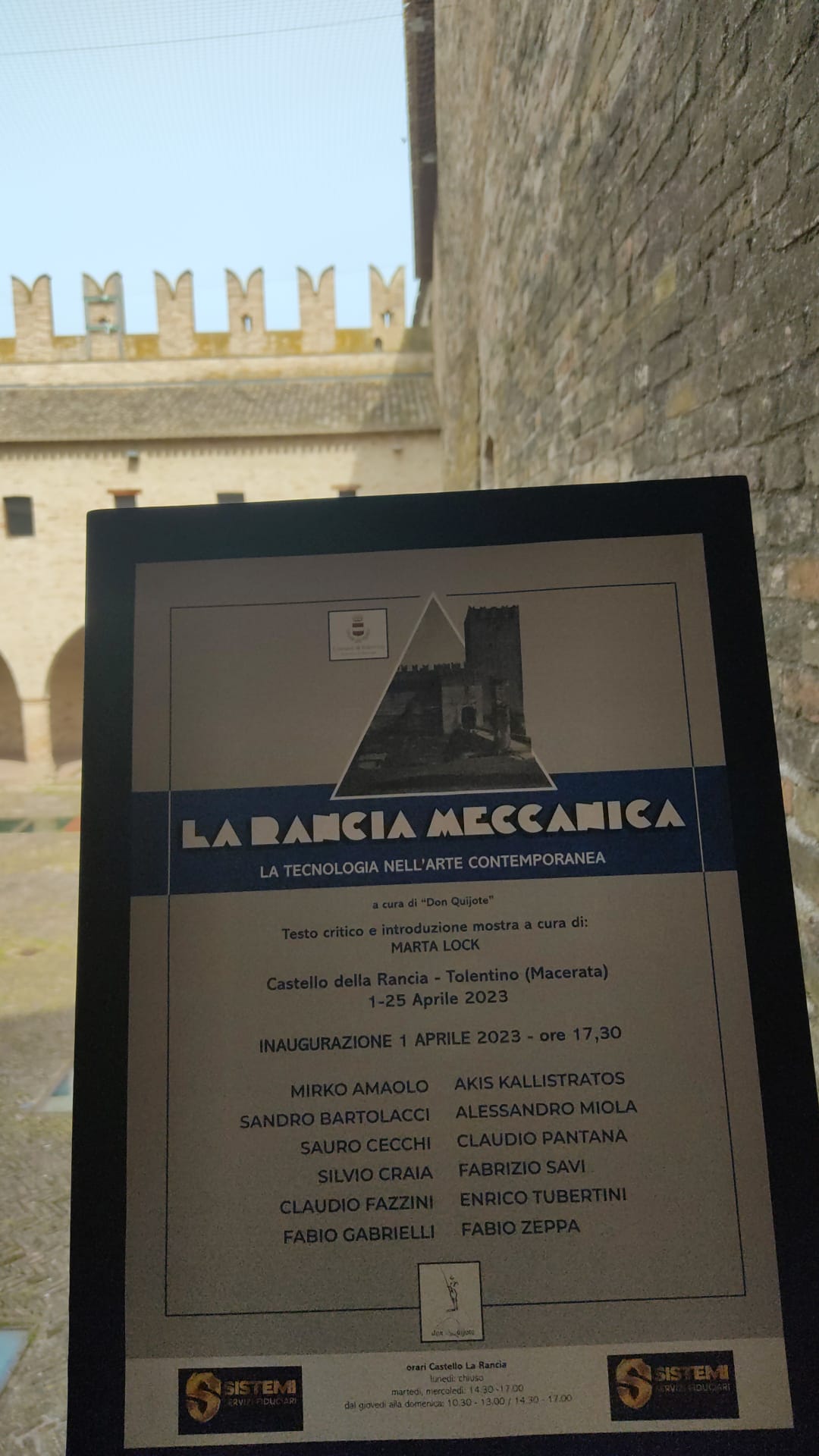 Mostra “LA RANCIA MECCANICA” – La tecnologia nell’arte contemporanea – Castello della Rancia