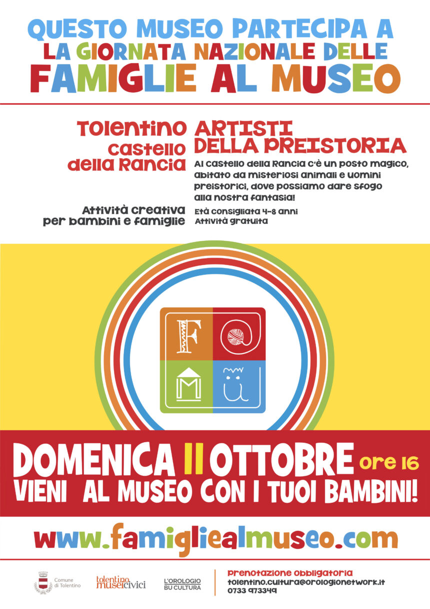 ARTISTI DELLA PREISTORIA – Giornata Nazionale delle Famiglie al Museo (F@MU)